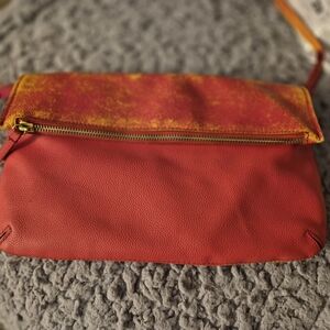 Chic Red and Orange Clutch
